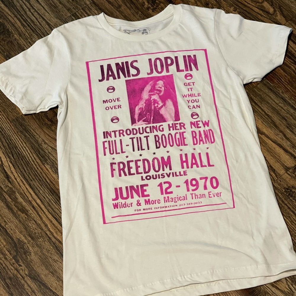 JANIS JOPLIN TEE NWOT